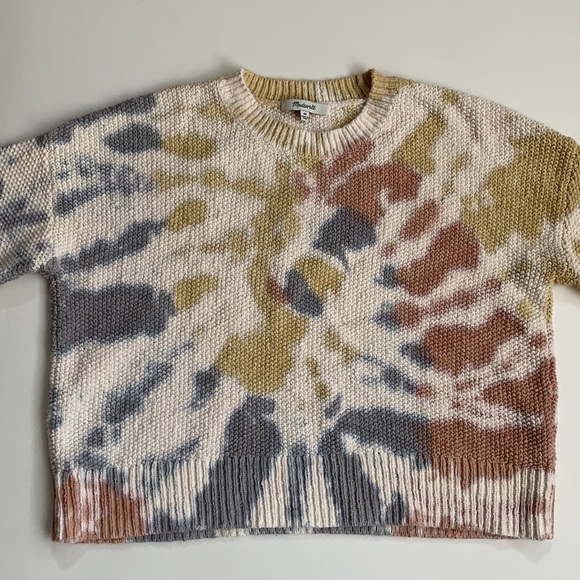 MADEWELL Tie Dye Westfield Pullover Sweater Size XS - Picture 9 of 15